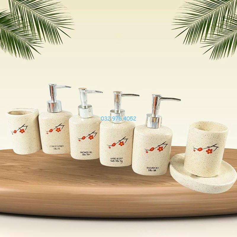 Bình đựng sữa tắm dáng ovan
