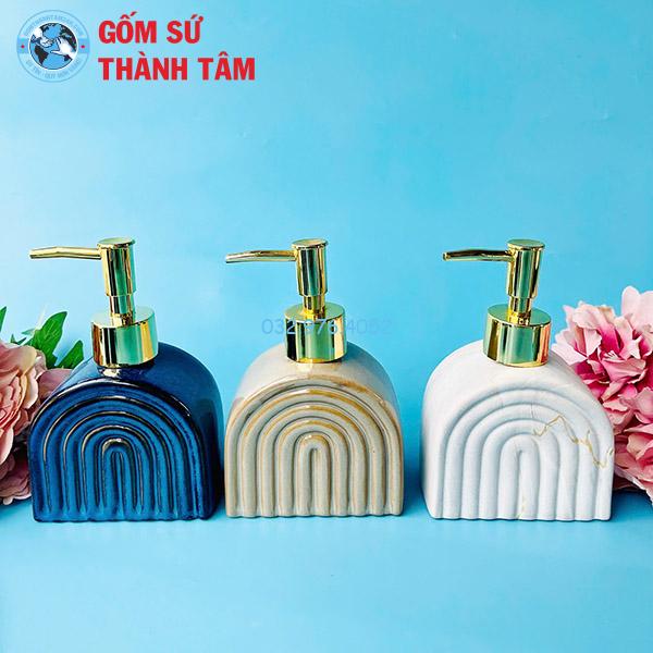 Bình đựng sữa tắm dầu gội dáng vòm