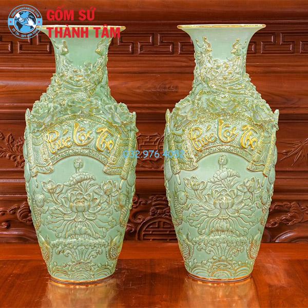Bình Hoa Bàn Thờ Bản Mệnh Sen
