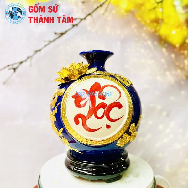 Bình hút lộc mẫu chữ lộc