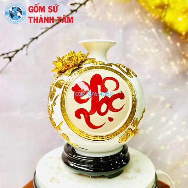 Bình hút lộc mẫu chữ lộc