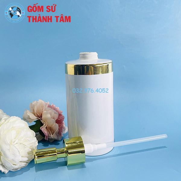 Bình xịt phòng tắm men dáng trụ