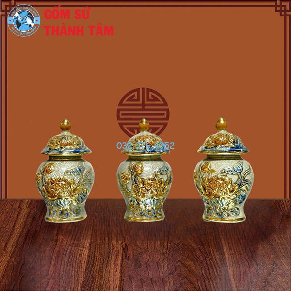 Bộ Chóe Bát Tràng Bản Mệnh Rồng