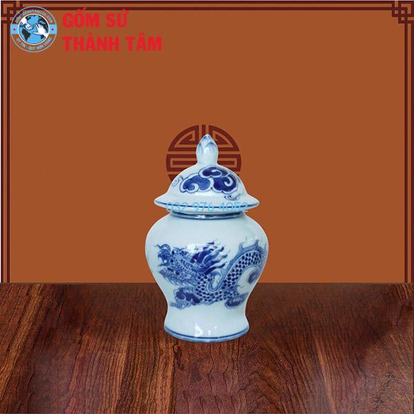 Bộ Choé Bát Tràng Men Xanh Ngọc Rồng