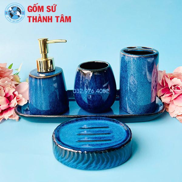 Bộ phụ kiện nhà tắm sứ cao cấp