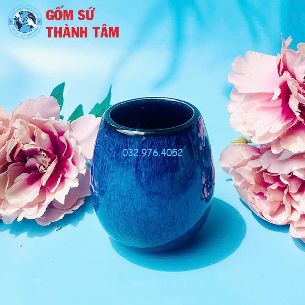 Cốc đánh răng gốm sứ bát tràng