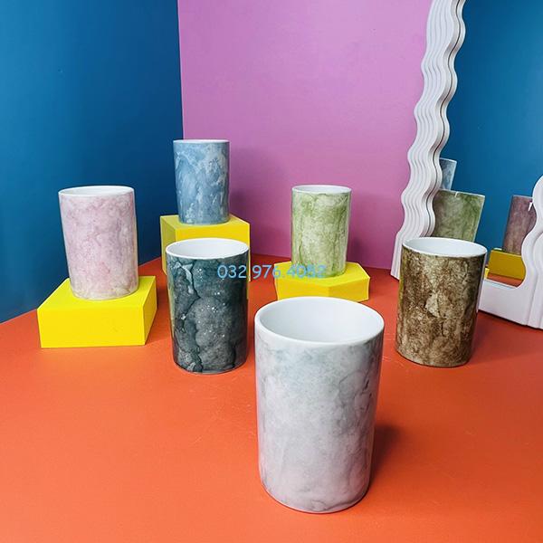 Cốc Đánh Răng Phòng Tắm Vân Đá