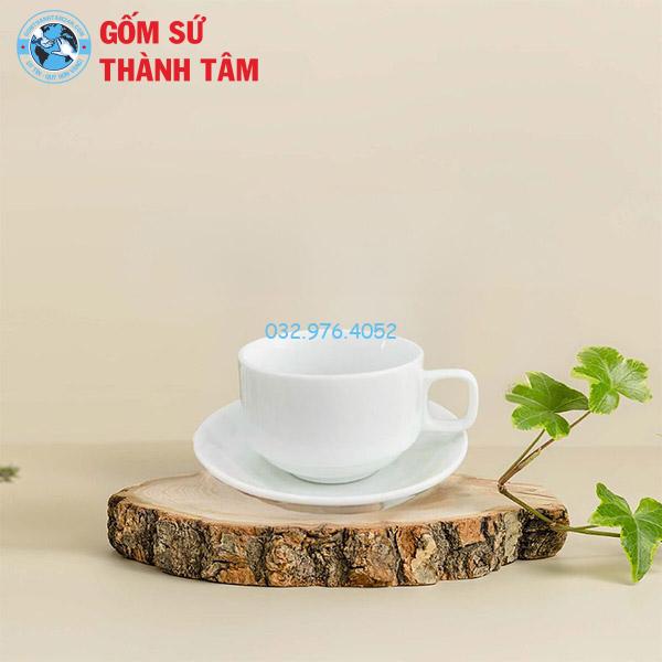 Cốc Sứ Trắng Không Nắp 150ML