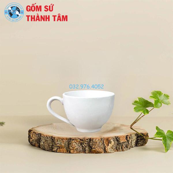 Cốc Sứ Trắng Không Nắp 200ML