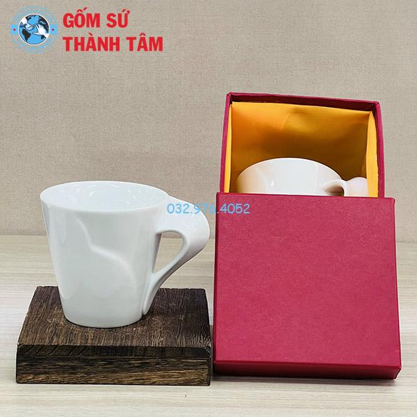 Cốc Sứ Trắng Không Nắp 250 – 300ML