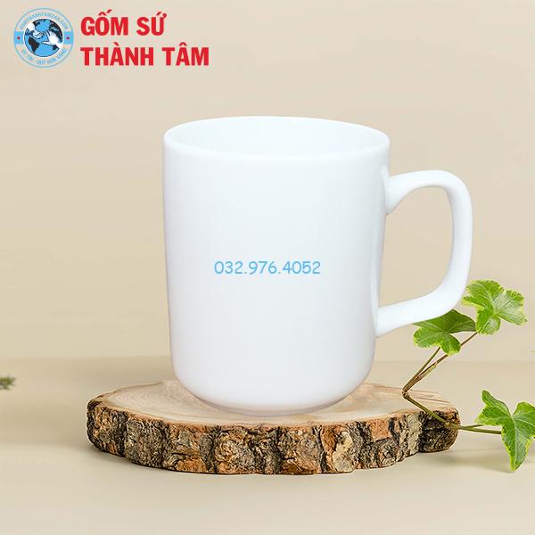 Cốc Sứ Trắng Không Nắp 350 – 400ML