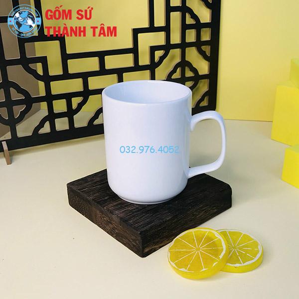 Cốc Sứ Trắng Không Nắp 450 – 500ML