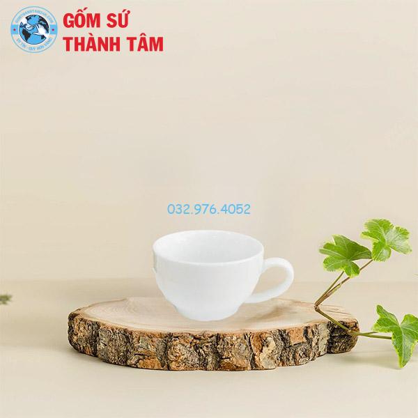 Cốc Sứ Trắng Không Nắp 80ML