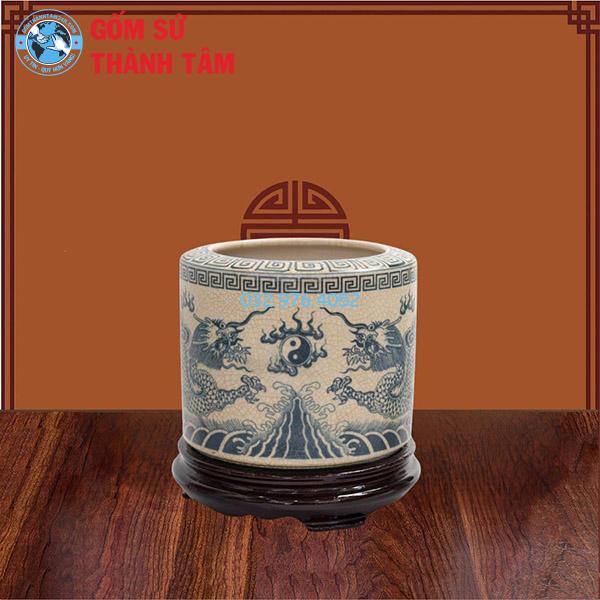 Đồ thờ men rạn tràm cổ rời rồng bát hương