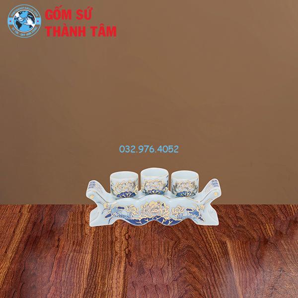 Đồ thờ vẽ vàng rời kỷ chén