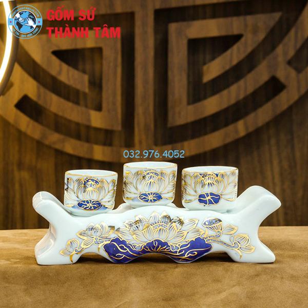 Đồ thờ vẽ vàng rời kỷ chén