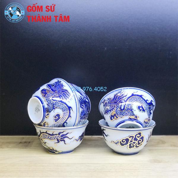 Đồ thờ vẽ vàng rời rồng bát đĩa