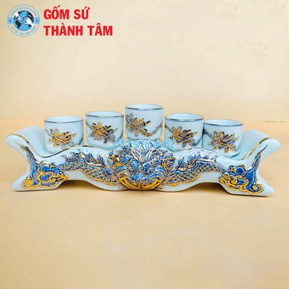 Đồ thờ vẽ vàng rời rồng kỷ chén