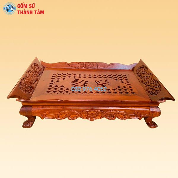 Khay Đựng Ấm Trà Gỗ Hương Đẳng Cấp