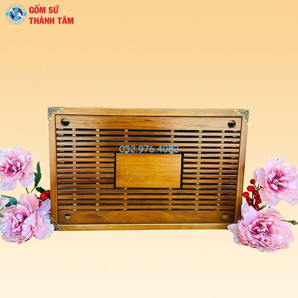 Khay Đựng Ấm Trà Gỗ | Khay Nan
