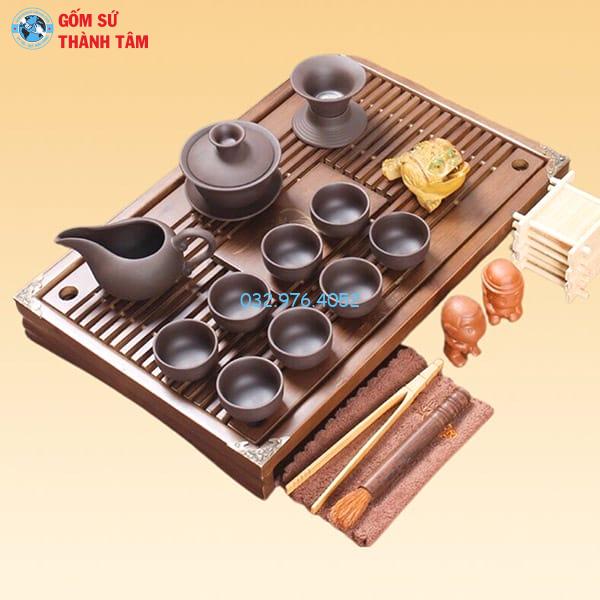 Khay Đựng Ấm Trà Gỗ | Khay Nan