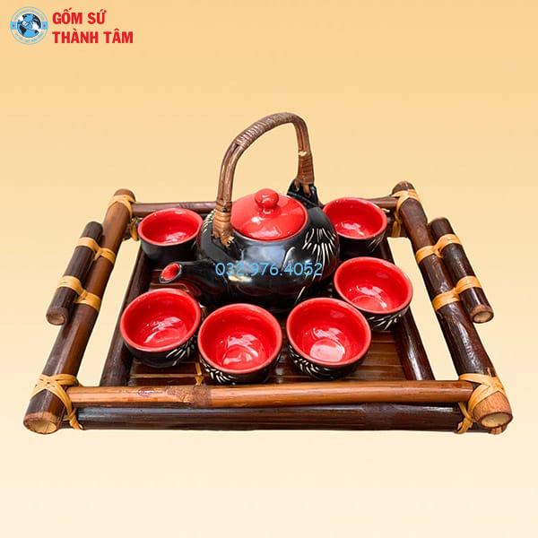 Khay Đựng Ấm Trà Gỗ | Khay Tre