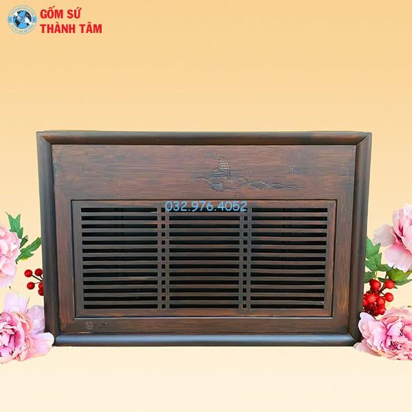 Khay Đựng Ấm Trà Gỗ | Màu Nâu