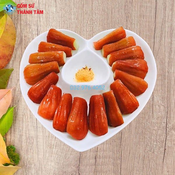Khay Đựng Đồ Ăn Kiểu Cách | Đĩa Tim