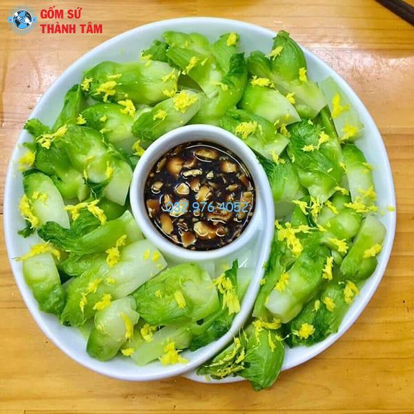 Khay Đựng Đồ Ăn Kiểu Cách | Đĩa Xoắn Hoa Hồng