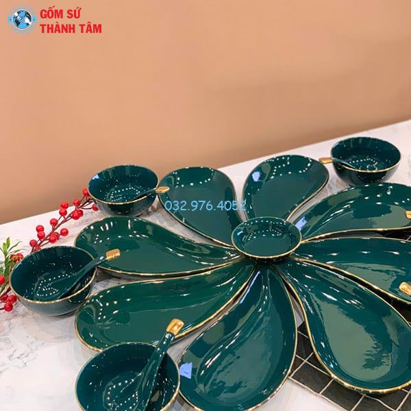 Khay Đựng Đồ Ăn Kiểu Cách | Hoa Cúc