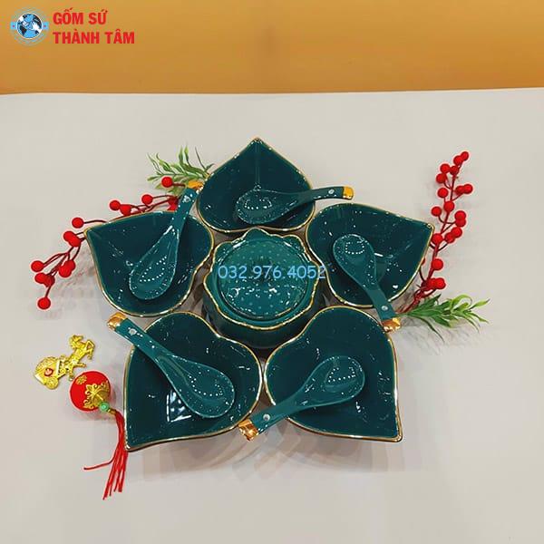 Khay Đựng Đồ Ăn Kiểu Cách | Lá Tim