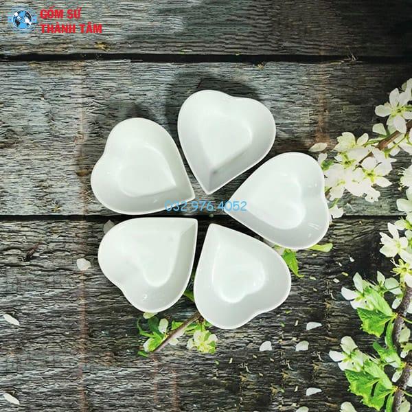 Khay Đựng Đồ Ăn Kiểu Cách | Lá Tim