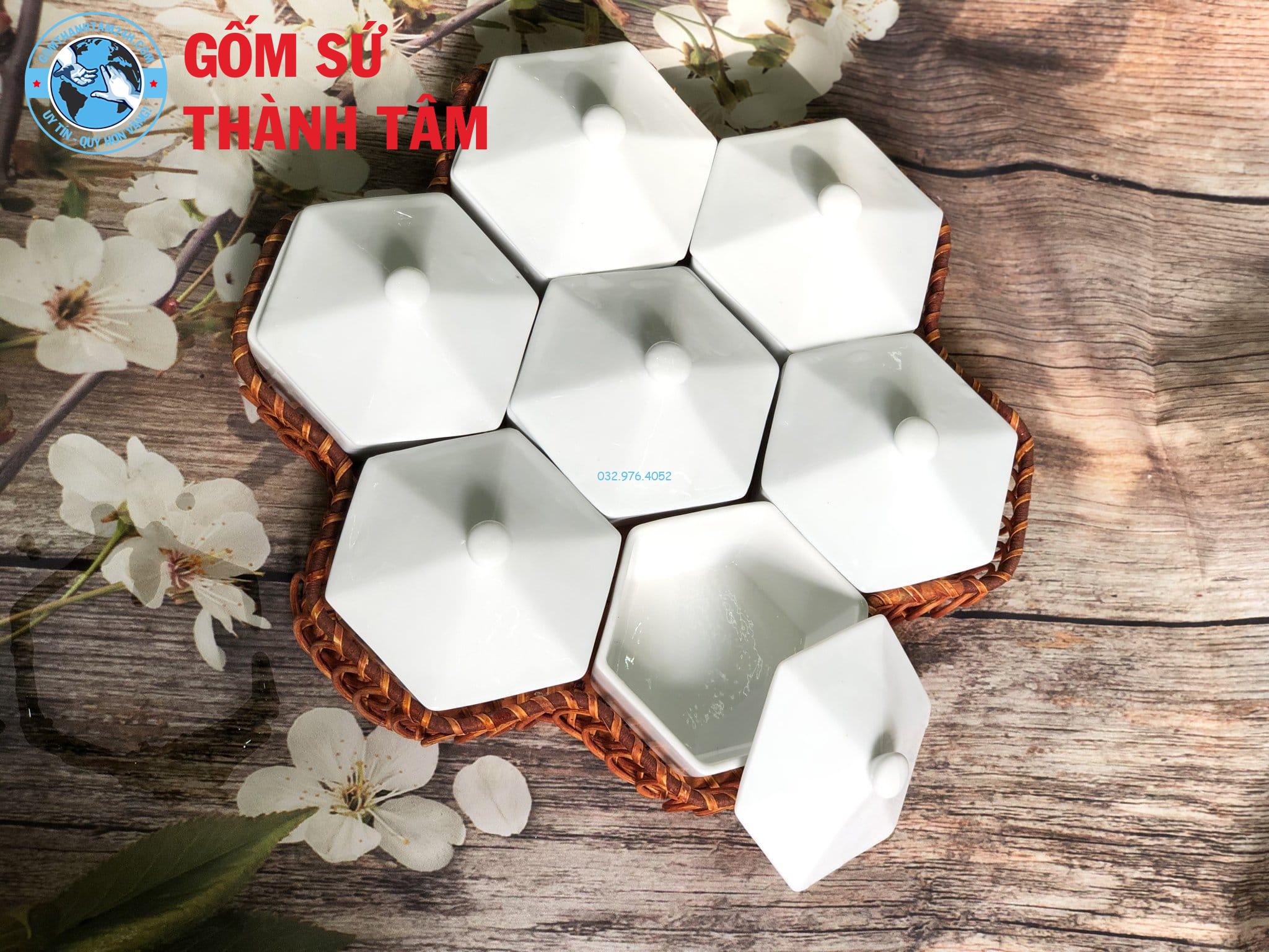 Khay đựng mứt kẹo khay tổ ong