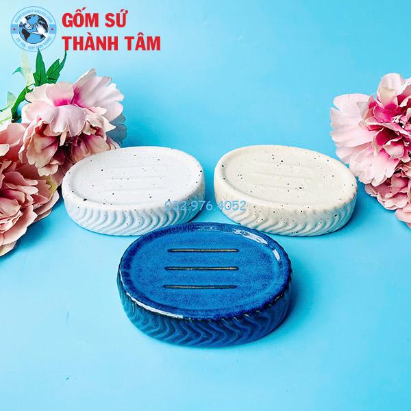 Khay Đựng Xà Phòng Tắm Gốm Sứ