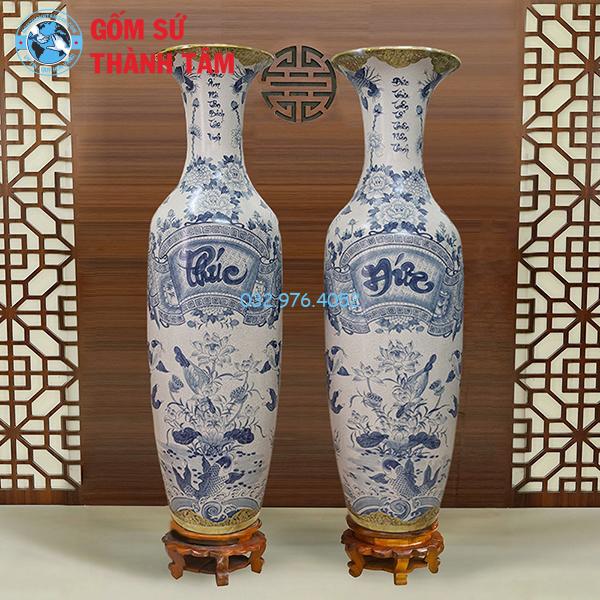 Lọ lục bình bọc đồng dát vàng trơn tràm cổ