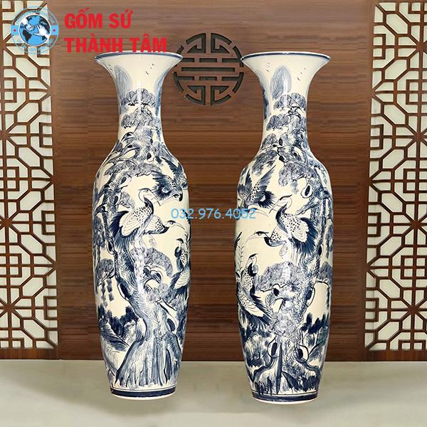 Lục Bình Cổ Bách Hạc Quần Tùng