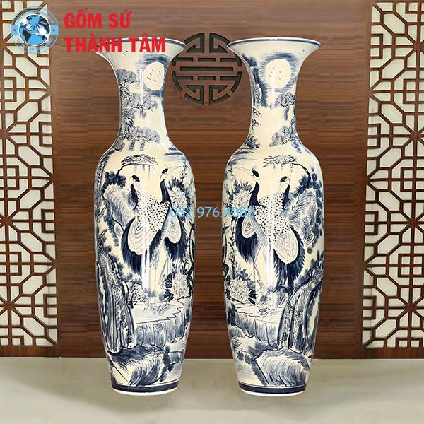 Lục Bình Cổ Bách Hạc Quần Tùng