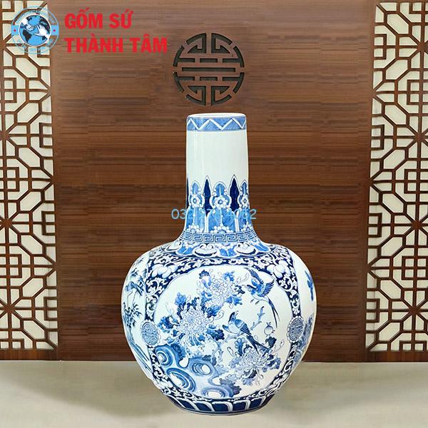 Lục Bình Củ Tỏi Tứ Qúy Trơn