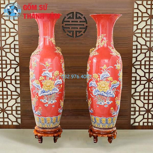Lục bình đắp nổi đỏ vinh hoa phú quý