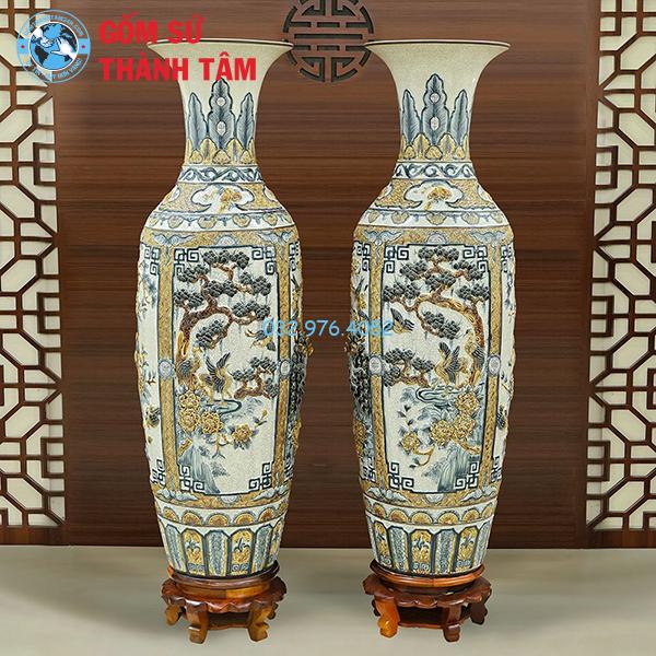 Lục bình đắp nổi tứ quý kĩ