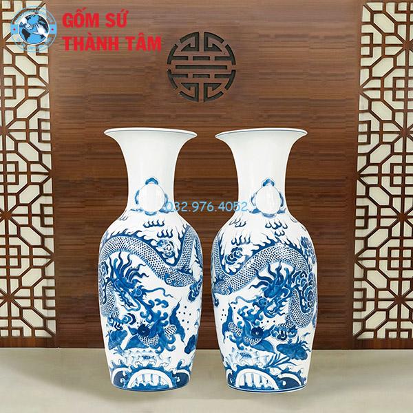 Lục Bình Để Bàn Thờ Long Cuốn Thủy