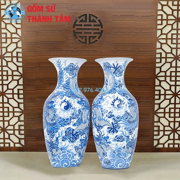 Lục Bình Để Bàn Thờ Rồng Chầu Mặt Nguyệt