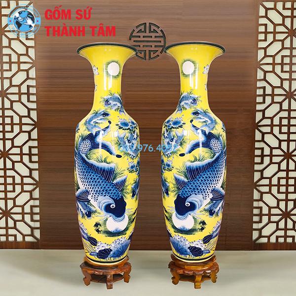 Lục Bình Màu Vàng Lý Ngư Vọng Nguyệt