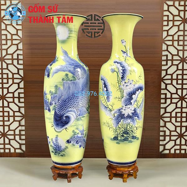 Lục Bình Màu Vàng Lý Ngư Vọng Nguyệt