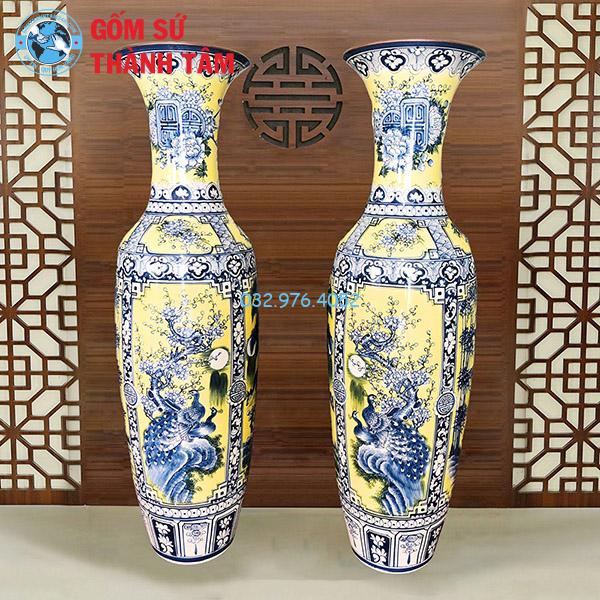Lục Bình Tứ Qúy Men Vàng