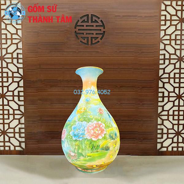 Lục Bình Tỳ Bà Chim Công 3D