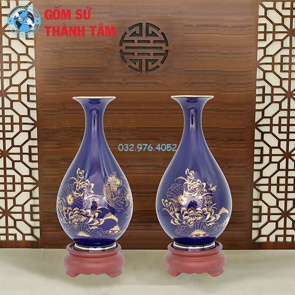 Lục Bình Tỳ Bà Xanh Coban
