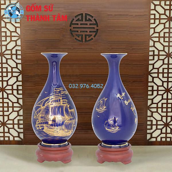 Lục Bình Tỳ Bà Xanh Coban
