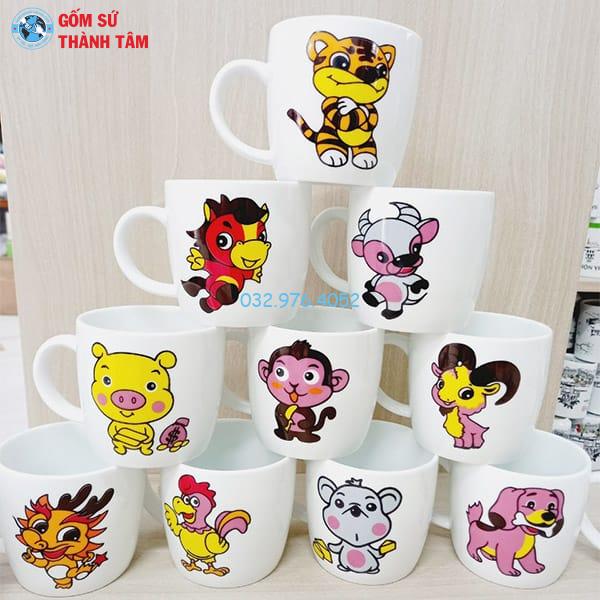 Ly Sứ Quà Tặng | Động Vật Dán Decal