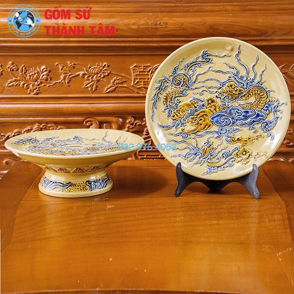 Mâm Bồng Bát Tràng Bản Mệnh Rồng
